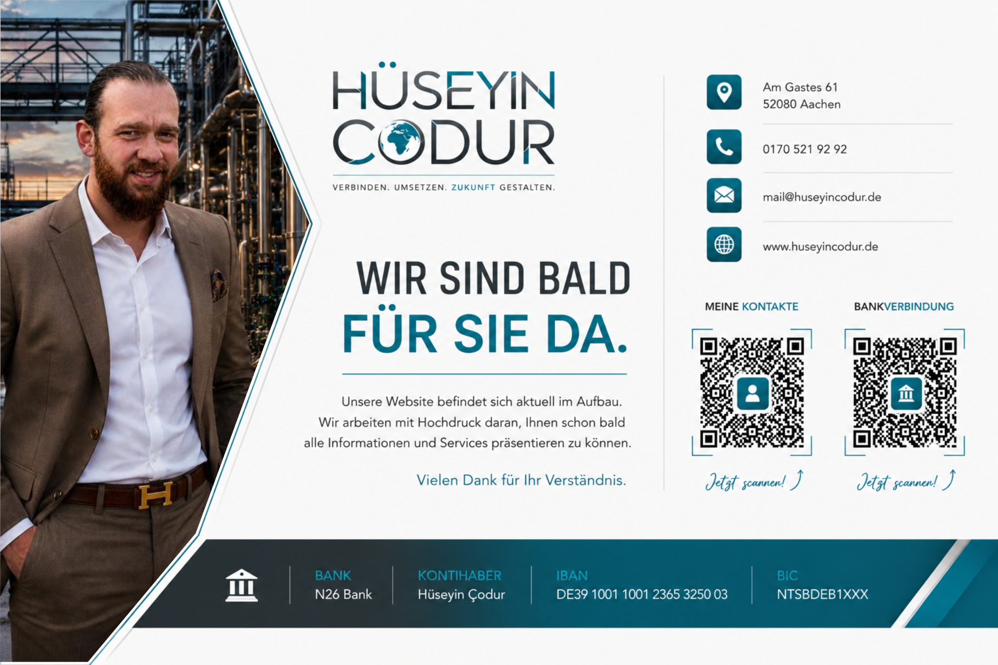 Wir sind bald für Sie da